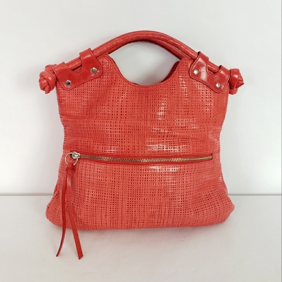 Pietro Alessandro dark coral orange top handle bag - Picture 2 of 11
